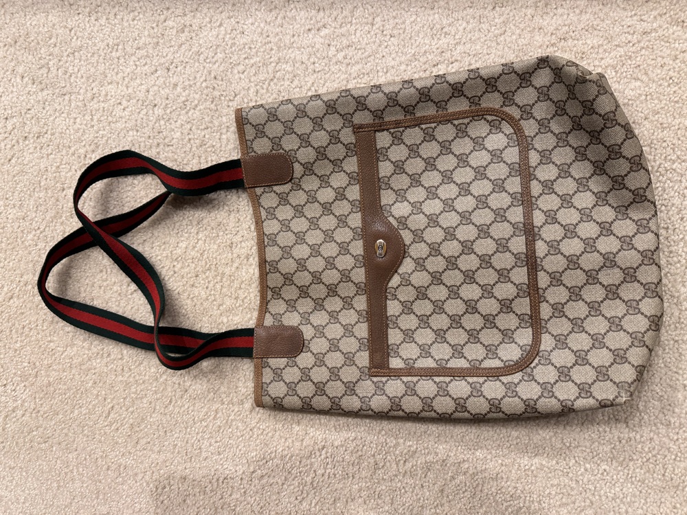 Authentic Gucci sherry line tote